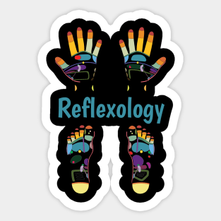 Reflexology (foot and hand maps) Sticker